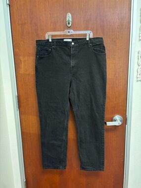 Abercrombie & Fitch 90’s Straight Ultra High Rise Jeans Black plus size 18 or 34